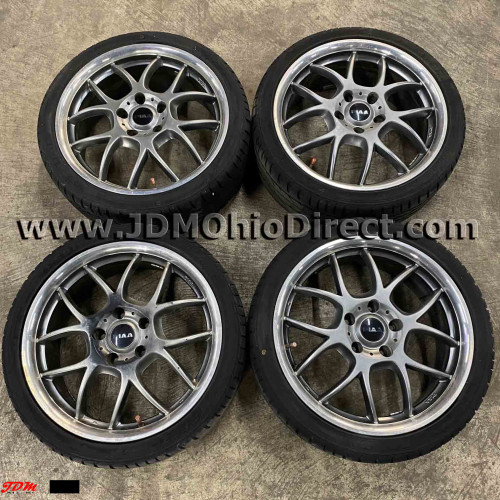 JDM PIAA Sport Mesh 17 Wheel and Tire Set 